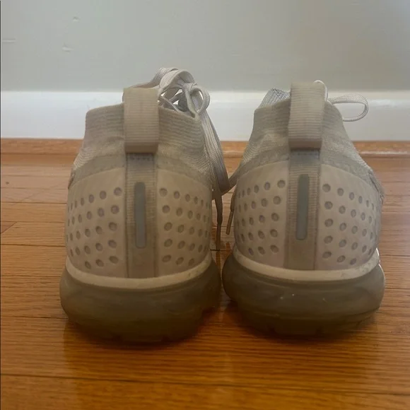 Nike Air Vapormax Flyknit Size Men’s 13 Triple Whiteout Vast Grey OG - Picture 4 of 5